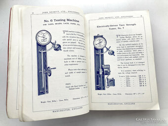 Stroj na testování pružnosti příze. John Nesbitt ltd Manches - 19