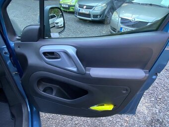 Peugeot Partner Tepee 1.6HDI 68kW klima ČR 2012 90tkm STK - 19