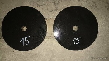 Železné kotúče/závažia 5kg,7,5kg,10kg,15kg,20kg,25kg,30,35kg: 20