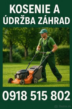 Kosenie a údržba zelene: Dohodou