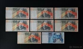 Slovenské bankovky 100, 50, 20 - 1