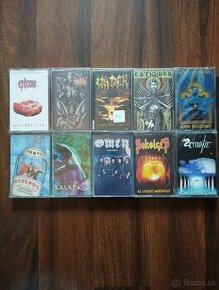 Black,Death,Heavy metalové kazety