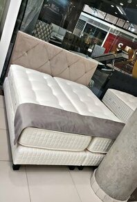 Kontinentalna postel s luxusnymi matracmi 2x 90/200
