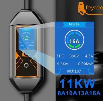Wallbox NOVÁ nabíjacia stanica elektromobilu 11kW Nabíjacia,