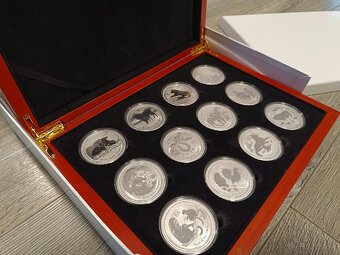 Sada mincí Austrália, Lunar II, 2008-2019, 1oz