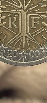 Minca 2€ Francúzsko