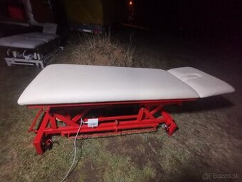 Elektrické Masážní lehátko béžové 1motor