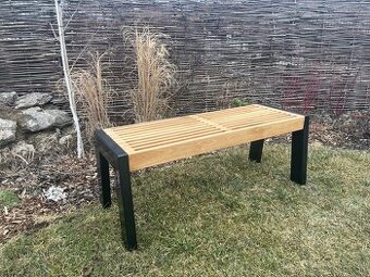 Dubova lavicka 134cm x 51cm x 45 cm (sedák) ŠxVxH