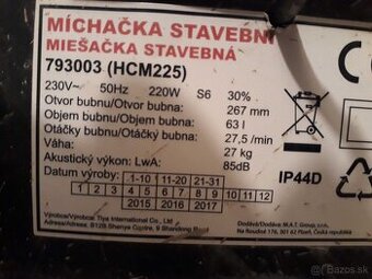Predám miešačku M.A.T. 793003