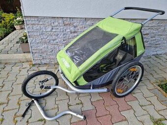 Cyklovozík CROOZER pre dve deti 3v1