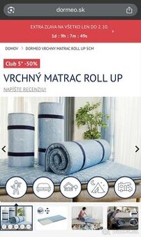Dormeo matrac
