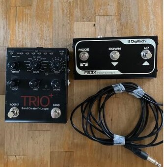 Predám Digitech Trio Plus s pedálom FS3X