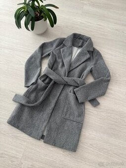 Dámsky sivý kabát
