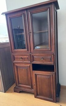 Predám vitrína, knižnica, skriňa
