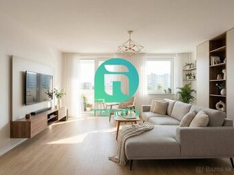 Kompletne zrekonštruovaný 3-izbový byt s dvomi loggiami – Ho