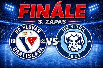 HC Slovan Bratislava - HK Nitra - FINÁLE 3. zápas