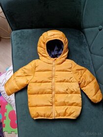 Detska zimna oranzova bunda 80