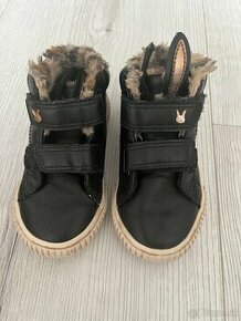 čierne zateplené botasky (NEXT 7,5) - 1