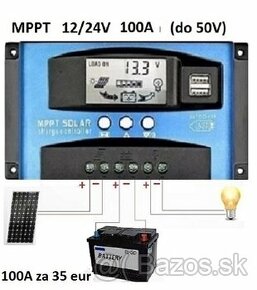 Solarny regulator MPPT - 60A (do 50 Voltov)
