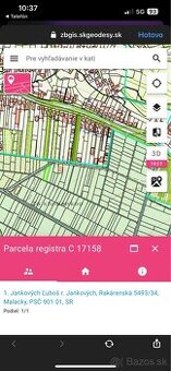 17158 stavebny pozemok