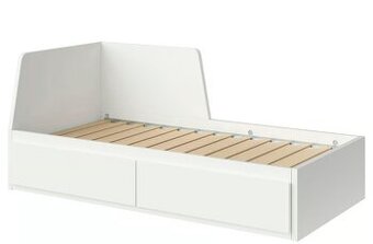 Biela rozkladacia posteľ IKEA