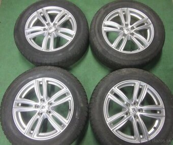 R17 zimná sada BROCK rozteč 5x110 225/60R17 DUNLOP