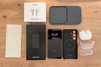 Samsung galaxy S24 256gb + príslušenstvo (záruka) - 1