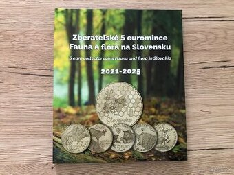 Sada 5 euro minci fauna a flora s albumom