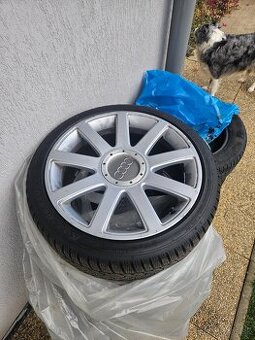 Audi R18 5x100 + 225/40 zimné gumy DUNLOP WINTER SPORT 5