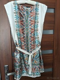 Etno šaty s opaskom Camaieu - 1