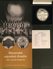 2020/10€ Slovenské národné divadlo 100. výročie založenia PR
