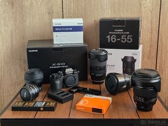 Fujifilm X-S10 - 4 objektívy