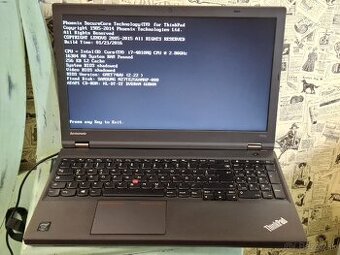 Lenovo T540p - i7-4810MQ - 16 GB RAM - 240 ssr