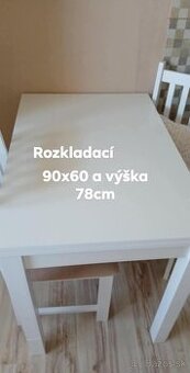 Jedálenský rozkladaci stol