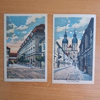 Litografické pohľadnice Trnava 1920