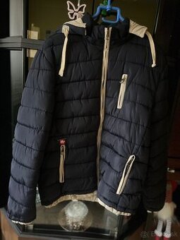 Pánska zimná zateplená bunda veľkosť M / L