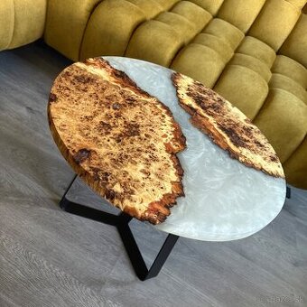 Epoxidovy stol , konferecny stolik priemer 59cm