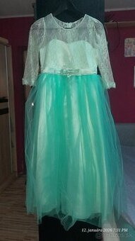 Dievčenské spoločenské šaty 160