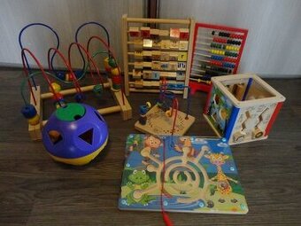 Motorické hračky - Labyrint + počítadlo + hra bludisko