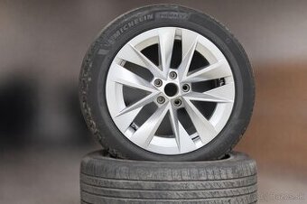 17" ŠKODA ROTARE elektróny + letné pneu 205/55 R17