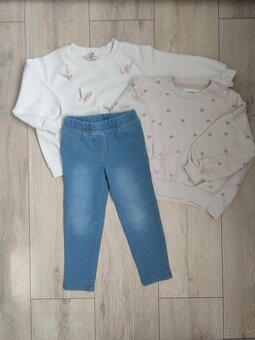 Súprava mikina H&M, mikina Reserved a džínsové legíny