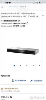 Panasonic DMR-BST 765AG