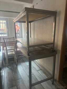 nerezové gastro stoly