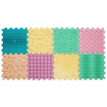 ÚPLNE NOVÉ Ortopedické masážne podložky Ortek - MIX 8ks