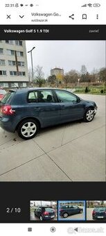 Rozpredám golf 5 1.9 tdi