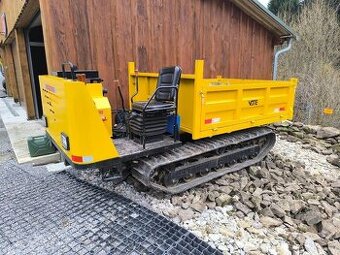Silný pásový dumper VOTE 3T so sedadlom – motor LONCIN,