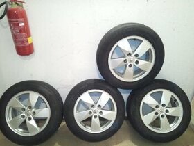 ALU disky 5x114,3 R16 + letné pneu
