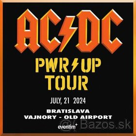 Predám lístky na koncert AC/DC