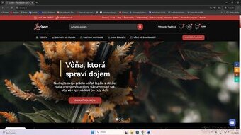 predam novy eshop zameraný na vone na pranie