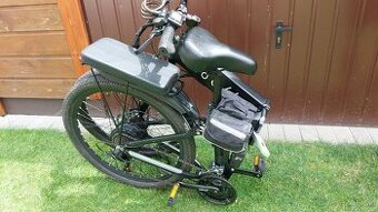Skladací celoodpružený horský elektrobicykel
